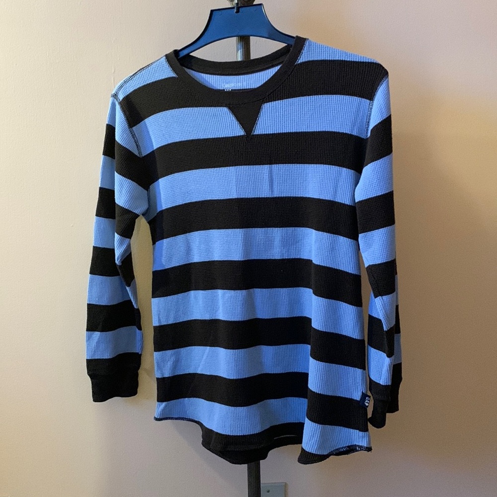 Stripped Waffle Long Sleeve